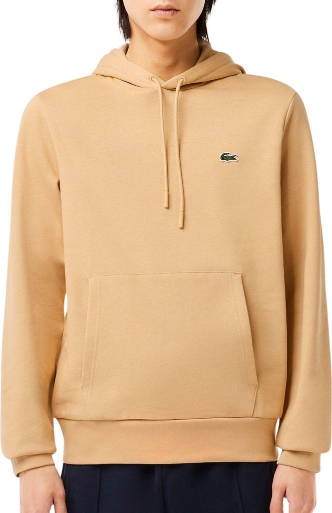 Lacoste Bio Baumwolle Fleece Kapuzenpullover Herren