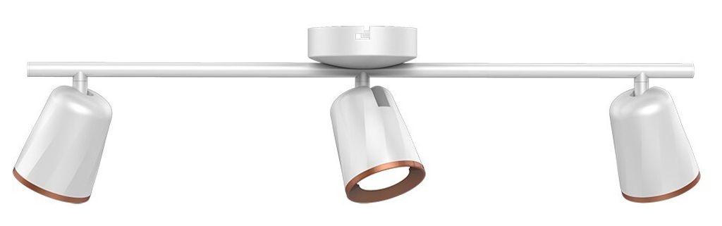 LED-Wandleuchten mit Tripple Head - Weiß - IP20 - 15W - 1620 Lumen - 3000K