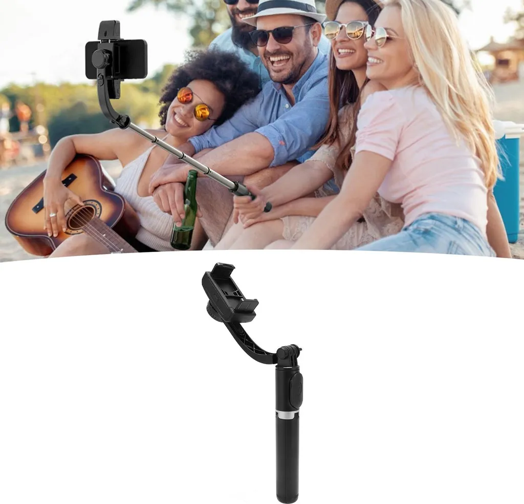 Trépied Selfie Stick pour Vlogging et Direct avec Double Lumière LED