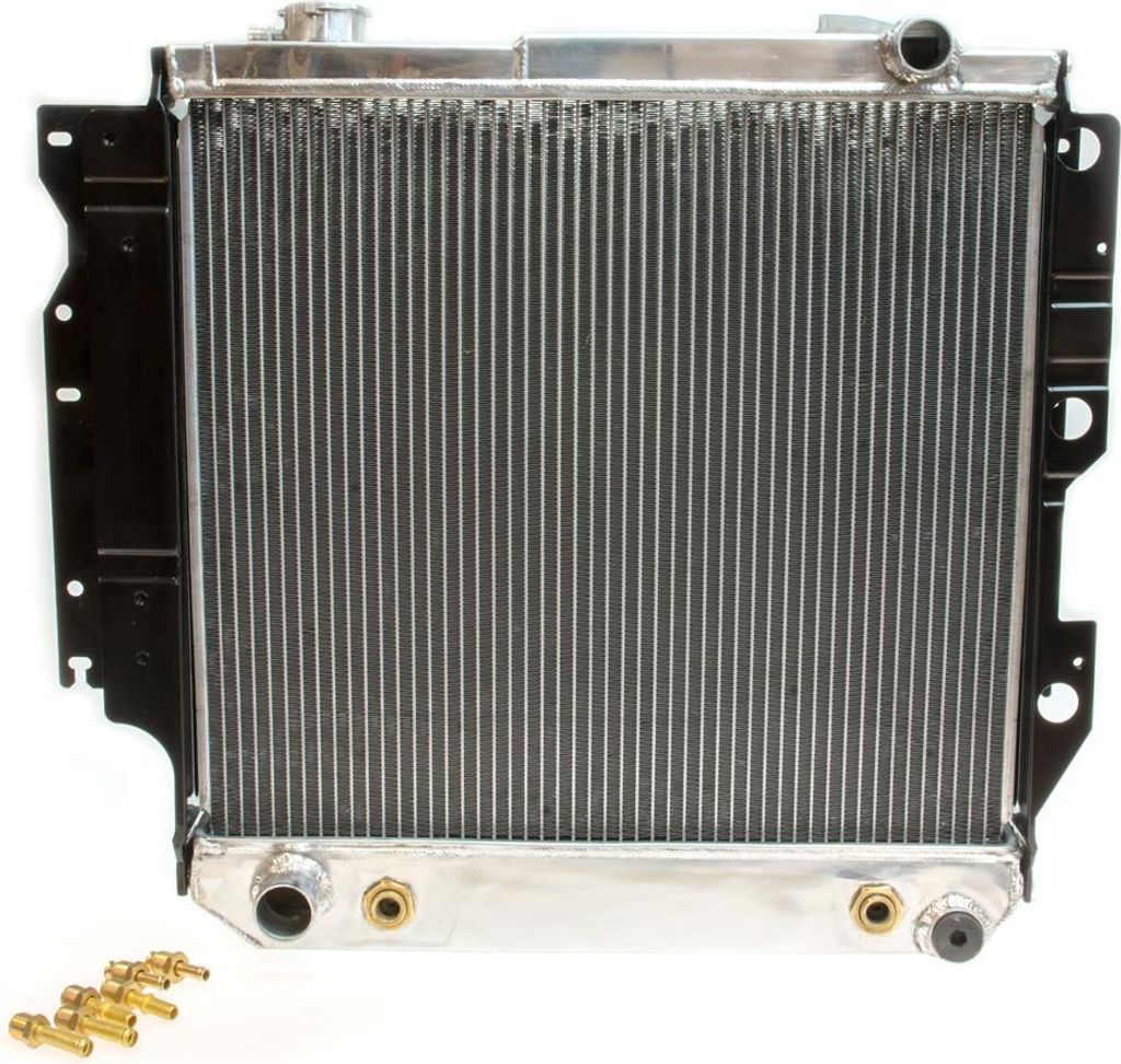 Kühler Aluminium 4.2-L. Wasserkühler inkl. Getriebekühler Jeep Wrangler YJ 87-90