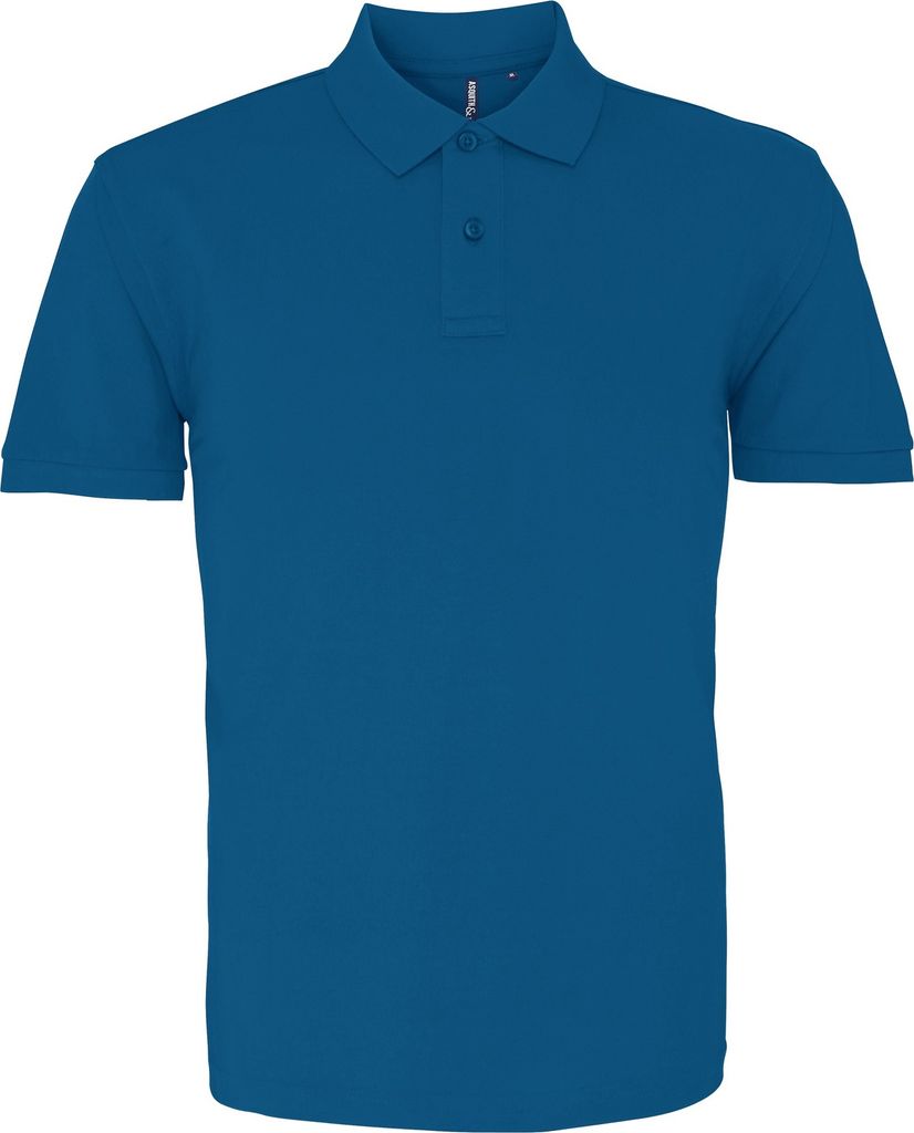 Asquith & Fox Herren Polo-Shirt, Kurzarm RW3471 (XL) (Pfau)