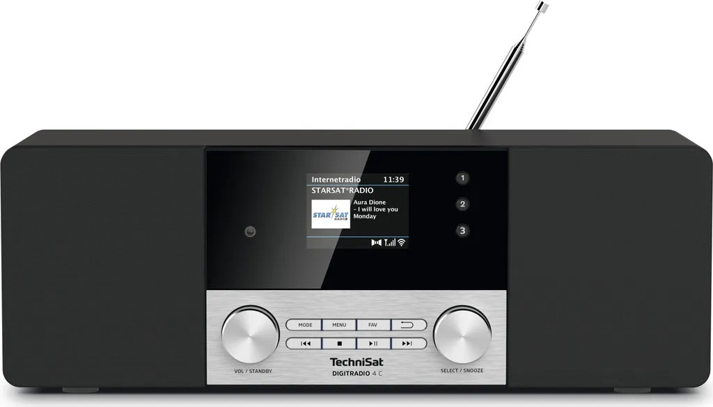 TechniSat DIGITRADIO 4 C Radio DAB+ Bluetooth - Audio Premium e Design