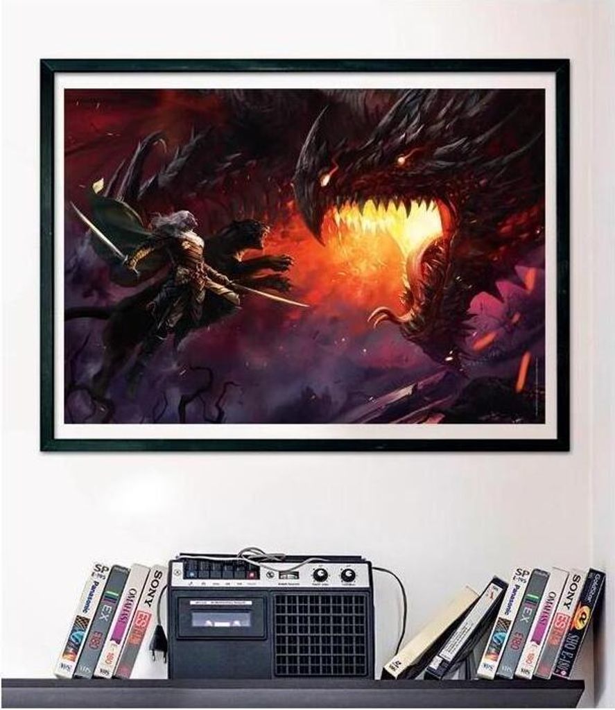Clementoni Dragonball Impossible Dragon Ball - 1000 Piezas, Póster
