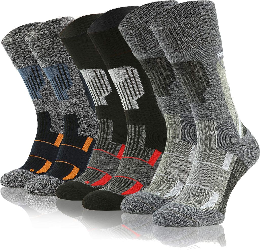 Sesto Senso Winter Trekking Kniestrümpfe Mit Silber Farbmix 35-38 3er-Pack