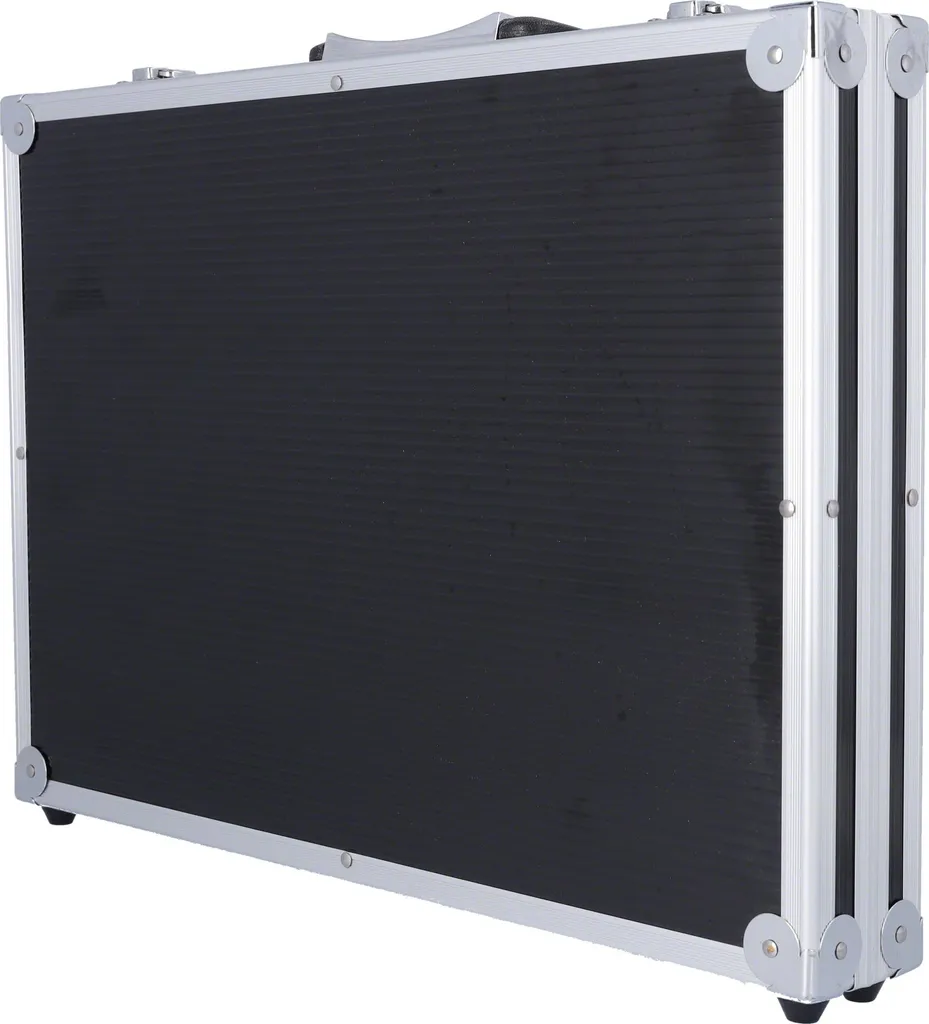 Valise de chef STUBAI en aluminium rigide noir 430x320x60mm JUNIOR