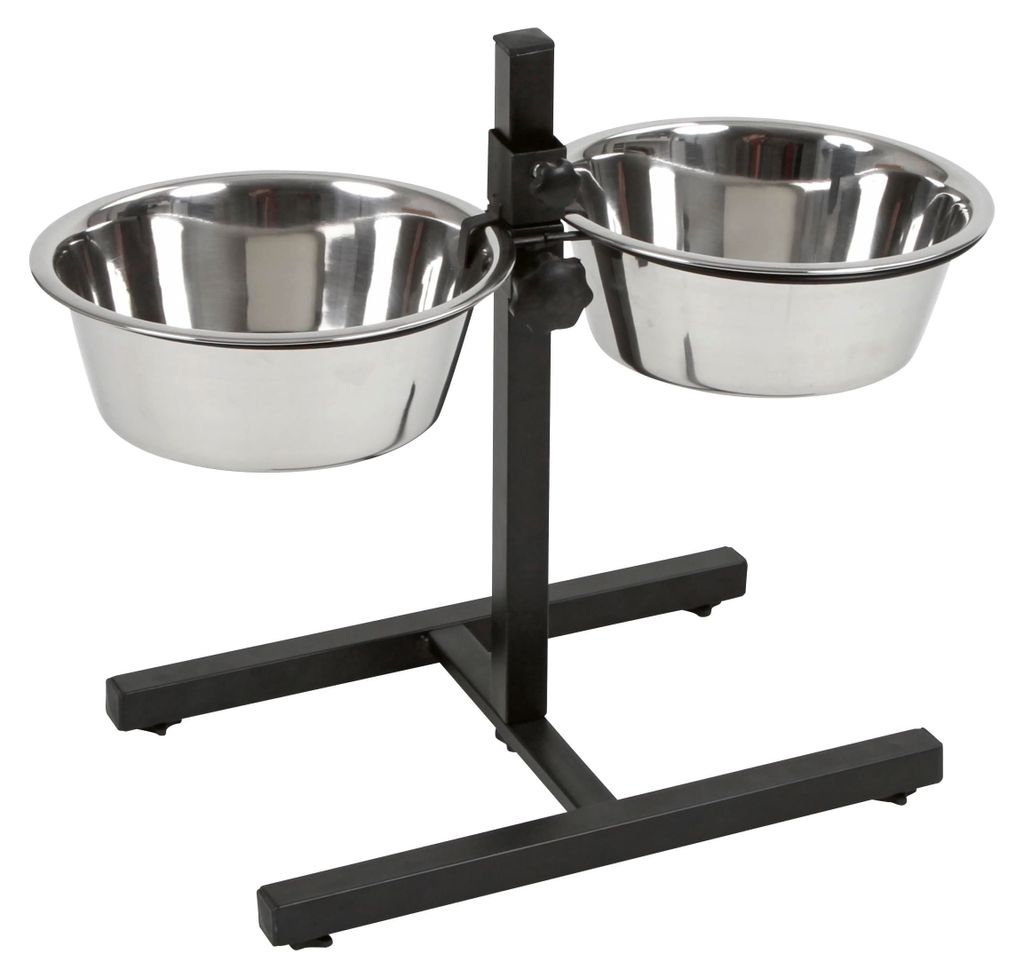 Kerbl Pet Futterbar höhenverstellbar 54x27x43cm 2x1800ml 2 Produktbild 