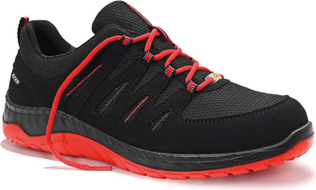ELTEN Berufshalbschuh MADDOX black-red Low ESD O2 929652 Schwarz, 49