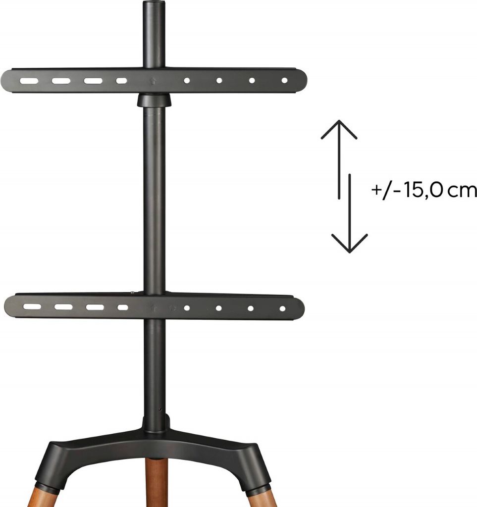 Hama TV stojan Real Wood, podlahový, 400x400, drevo Obrázok produktu 3