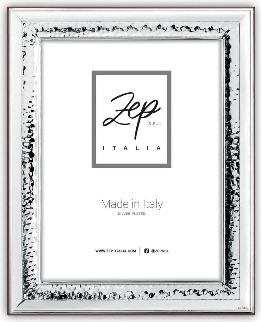 Cadre Trevi 15x20 cm argenté brillant - Cadre moderne pour photo de 15x20