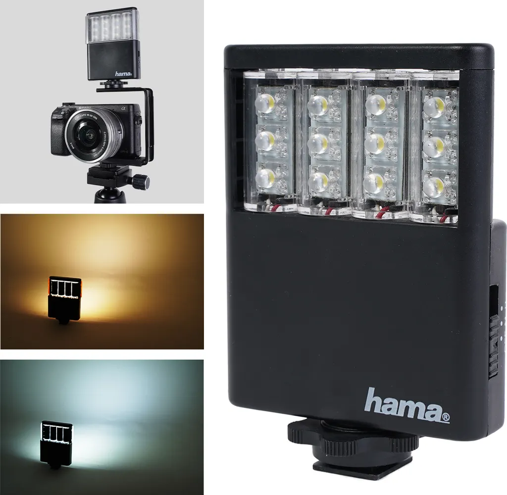 Kamera LED Power 12: Luce Portatile Potente per Foto e Video