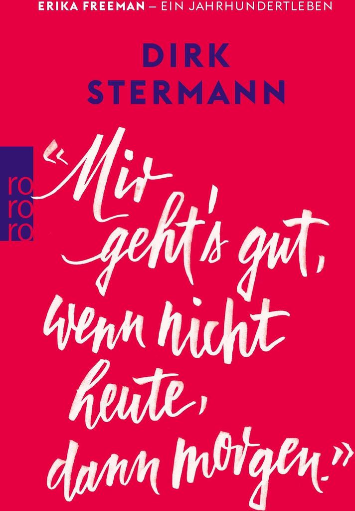 «Mir geht's gut, wenn nicht heute, dann morgen.»