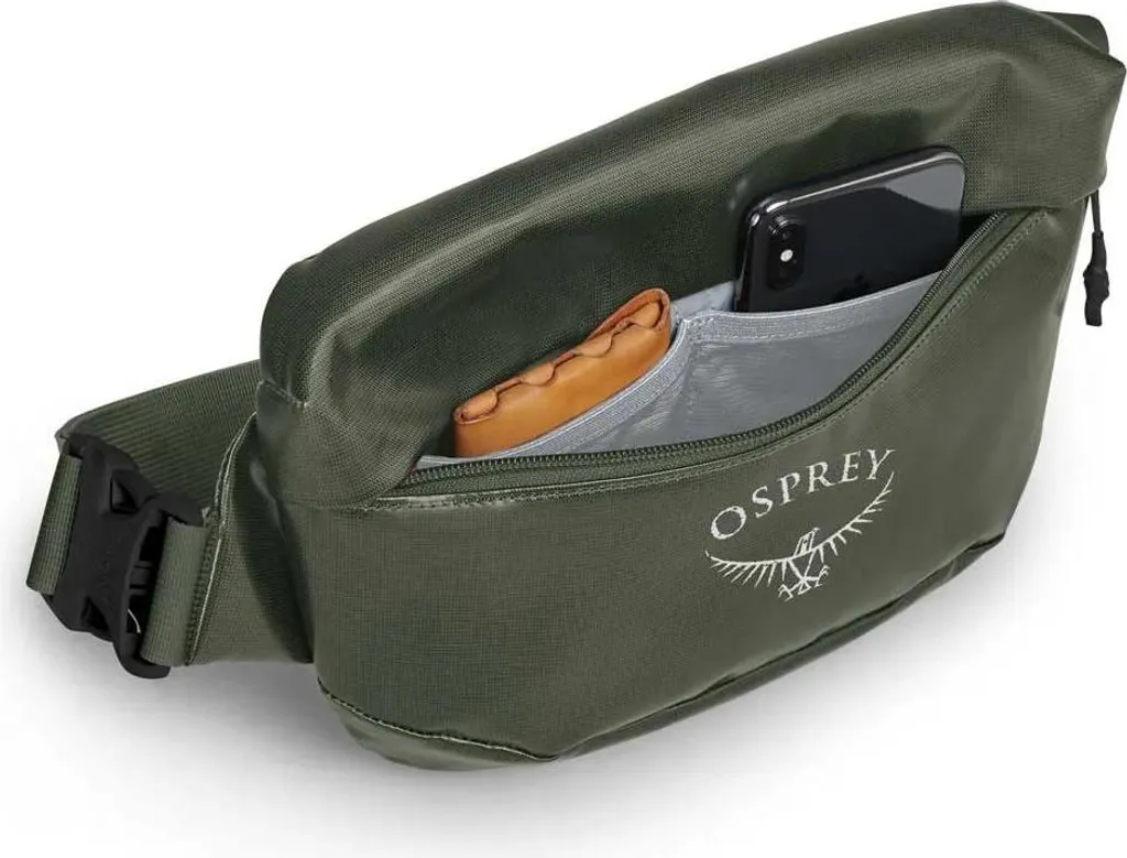 Sac banane Osprey Transporter 1L Vert - Sacoche robuste de taille unique - 4