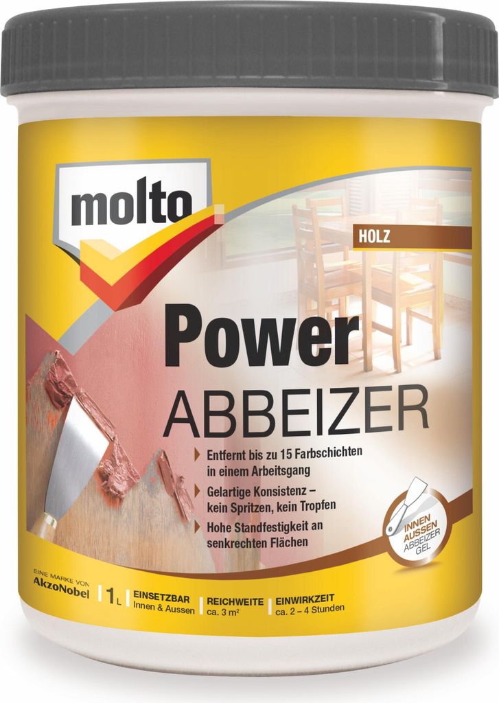 Molto Power-Abbeizer 1 l Lackentferner Farbablöser Produktbild 