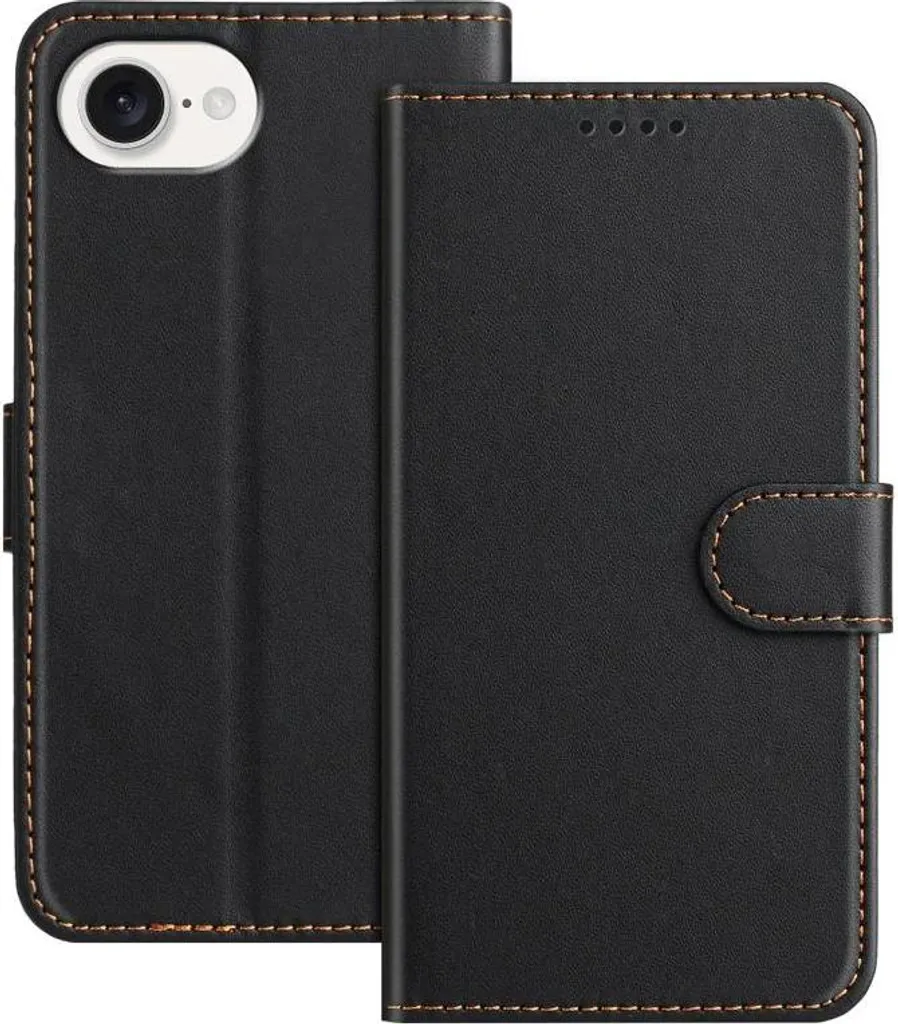Recensione Cover iPhone 16e Phonesta - Portafoglio Smooth Skin Nero