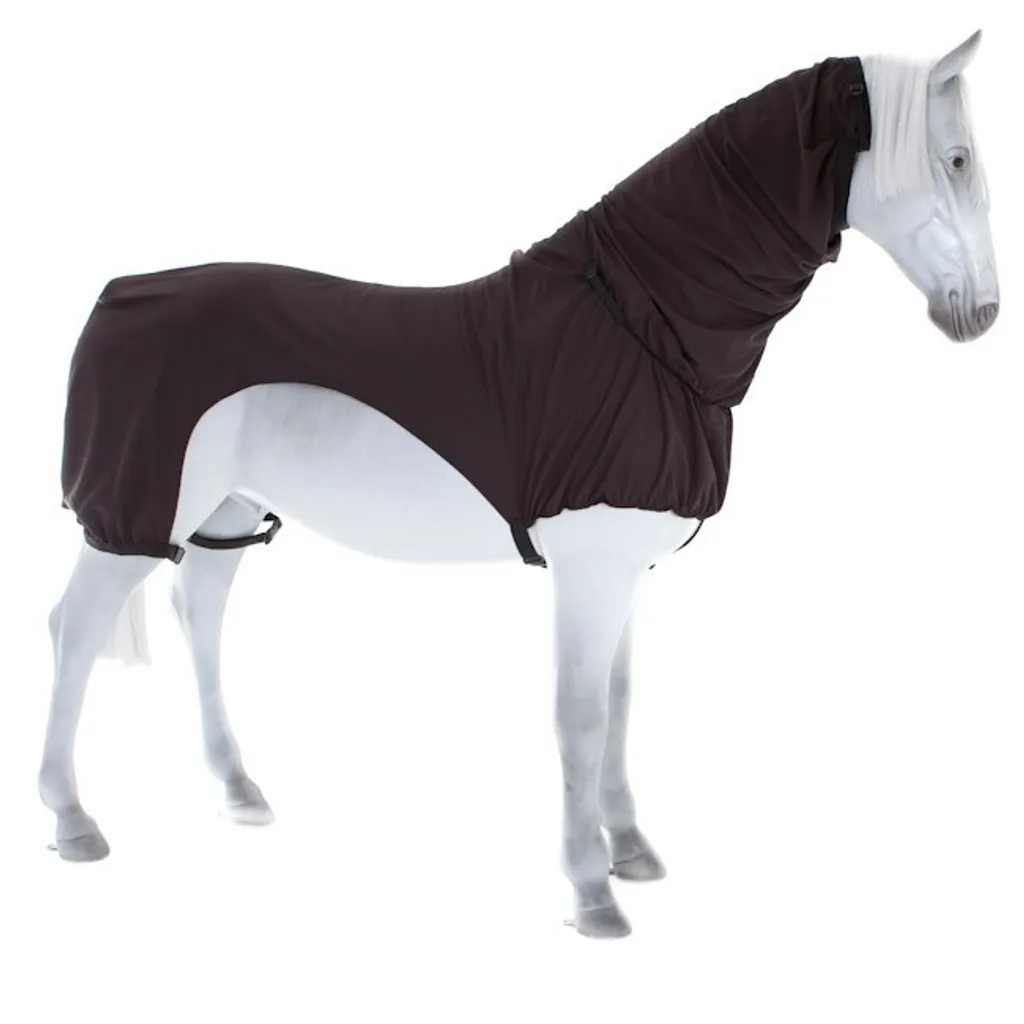Couverture Anti-Eczéma pour Poney - Modèle Boett LIGHT Brun Foncé 115