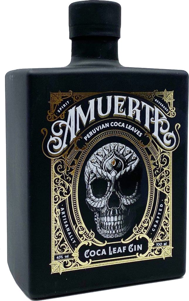 Amuerte Coca Leaf Gin - Schwarze Edition - 700ml 43%vol. Produktbild 