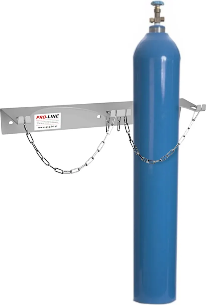 Support mural pour 2 bouteilles de gaz 250mm Pro-Line en acier robuste - 3