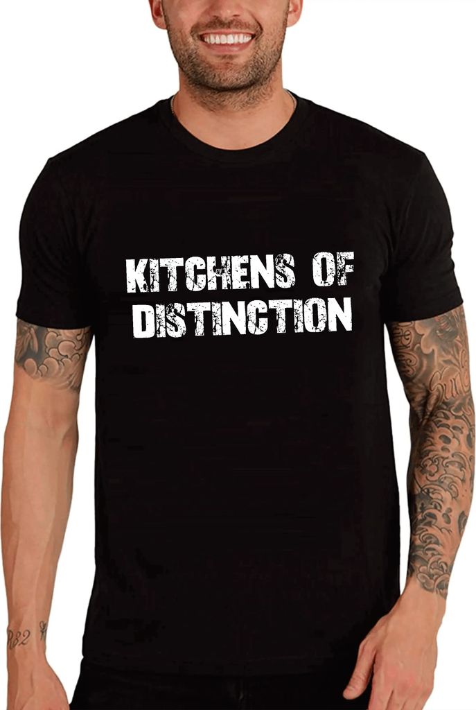 Herren Grafik T-Shirt Küchen von Rang – Kitchens Of Distinction – Öko-Verantwortlich Vintage Jahrgang Kurzarm Lustige Druck Geburtstag Gesche...