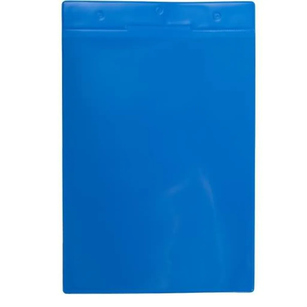 Pochettes A4 portrait blanches anti-poussière pour étiquettes - Pack 10