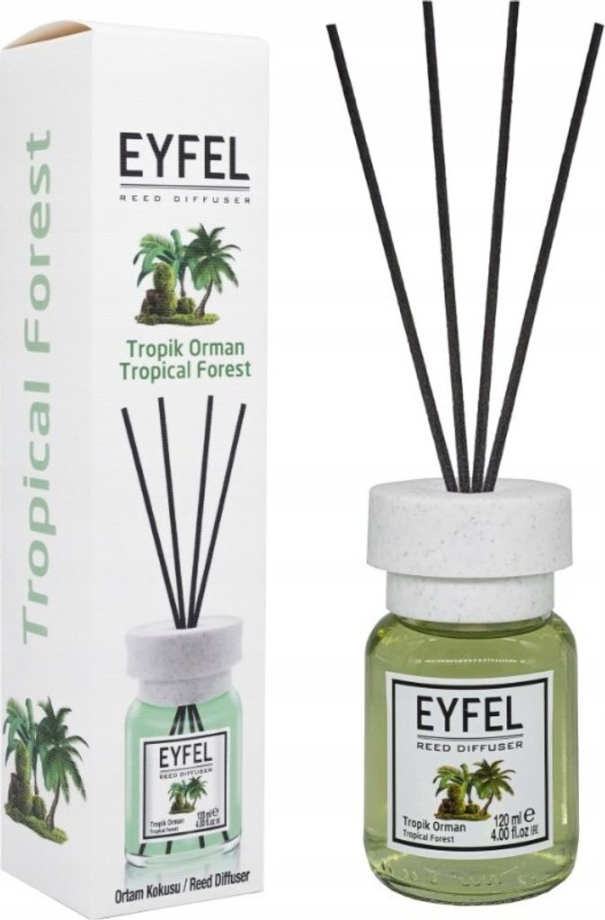EYFEL Duftstäbchen Diffusor Raumduft Tropical Forest 120 ml