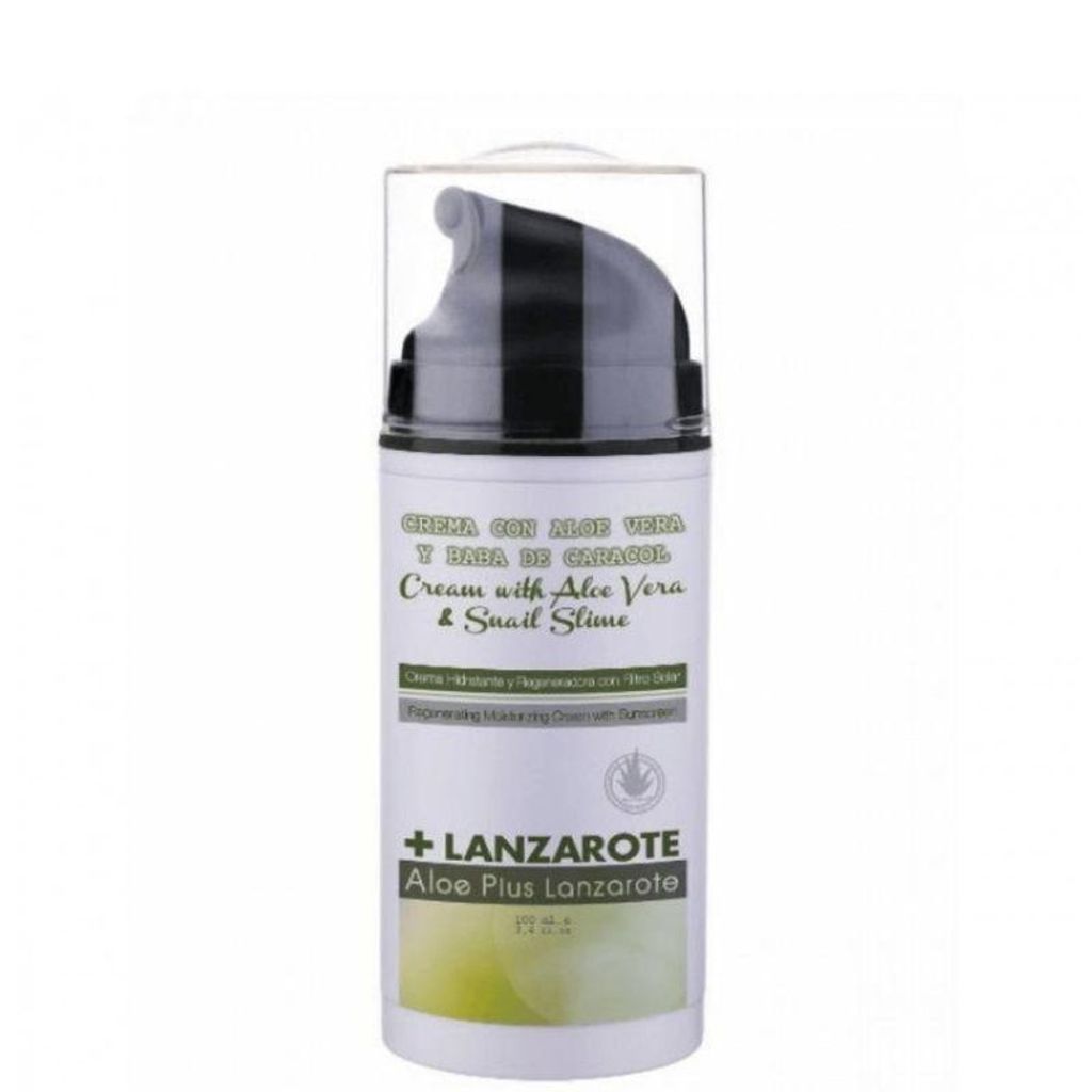 Aloe Vera Snail Slime Cream Aloe Plus Lanzarote 100 ml. Produktbild 