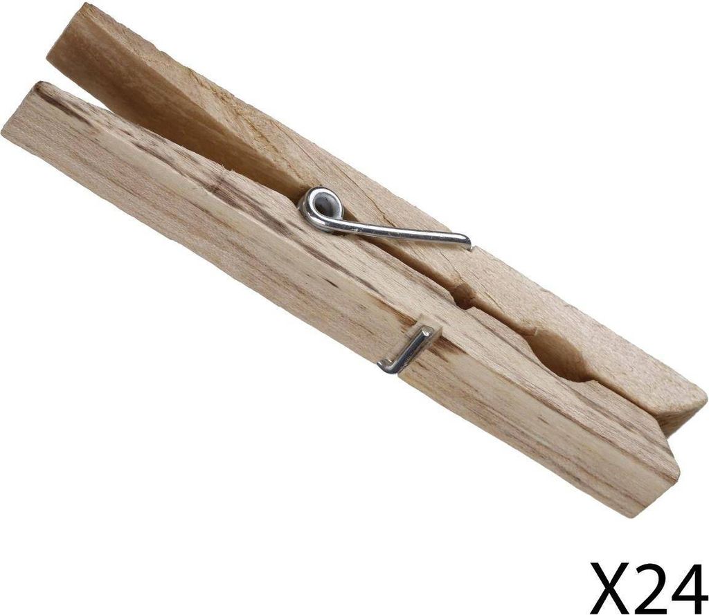 5 five simply smart - Set mit 24 wäscheklammern aus holz