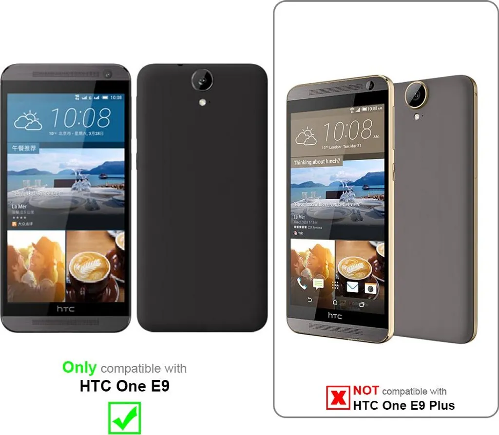 cadorabo - Etui Coque Rigide > HTC One X/One X+ < – Case Cover Bumper Design: Statue DE LA Liberte