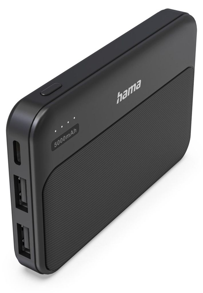 Hama Pocket 5, 5000 mAh, Lítium polymér (lipo), Antracit Obrázok produktu 