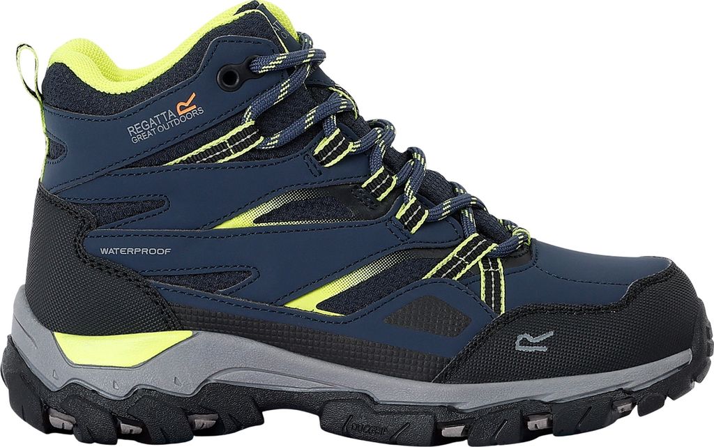 Regatta - Kinder Wanderstiefel "Holcombe III" RG11447 (38 EU) (Stahl/Tulpe)