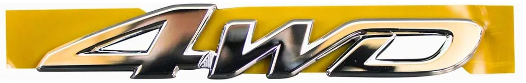 Logo 4WD Autocollant Chrome Toyota 75444-21220 Haute Résistance OE