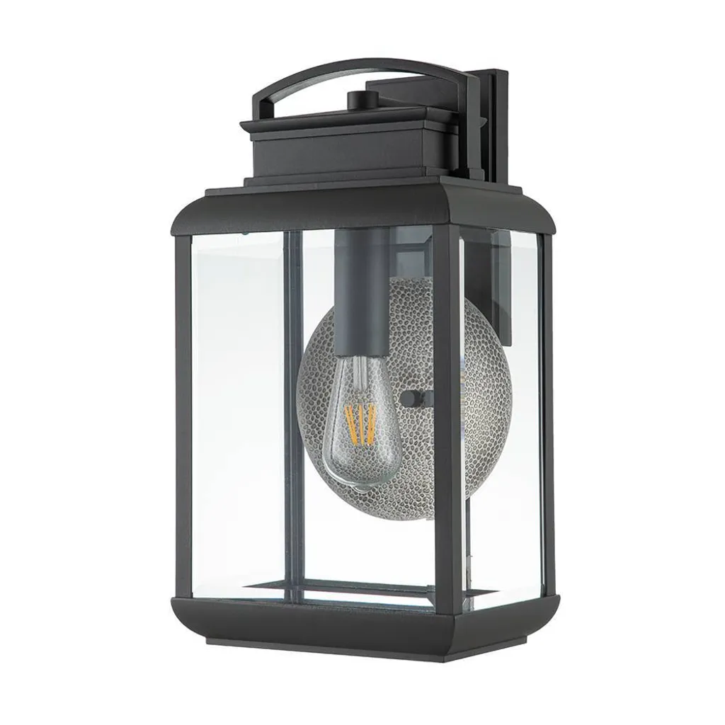 Applique extérieure Byron Quoizel E27 60W Graphite 45,7 cm IP44 Aluminium