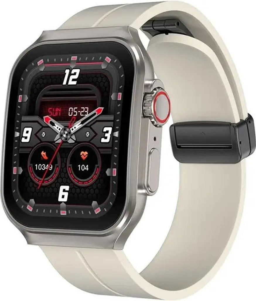 Orologio intelligente da uomo Cobalt Elegance Gray - 1,96″ AMOLED, chiamate Bluetooth, IP67