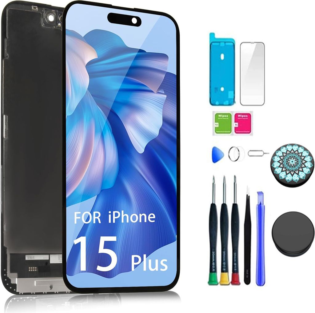iPhone 15 Plus Display | Komplettes OLED Display | Produktbild 