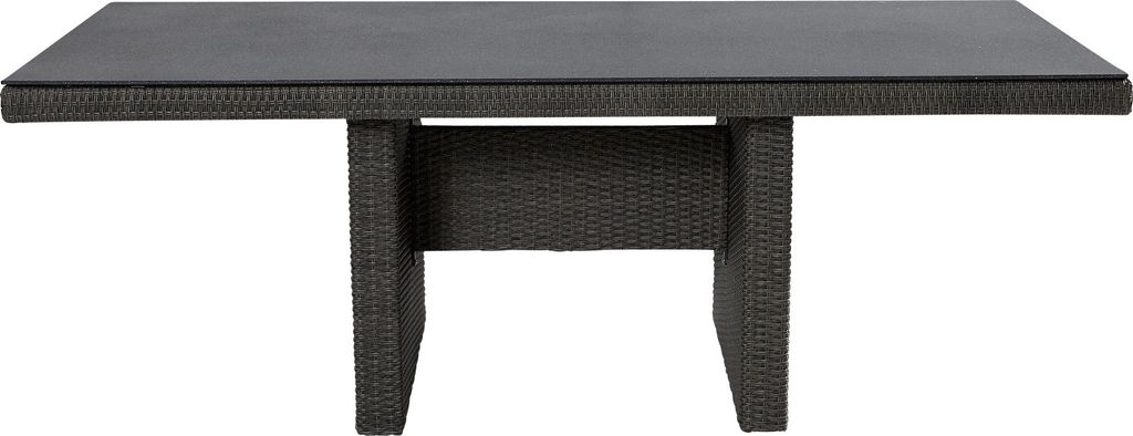 LC Garden »Barcelona« Dining Wangentisch 200 x 100 cm Glaskeramik grau-mix Gartentisch