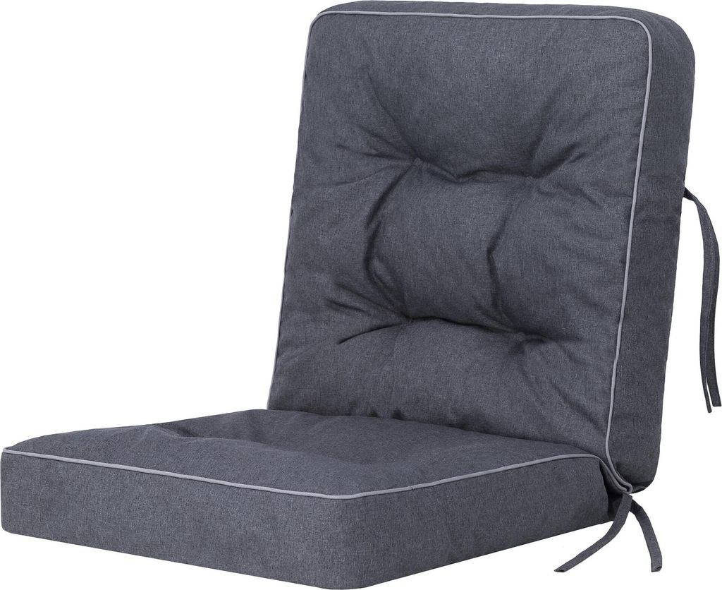 Pillowprim "VENUS" Gartenpolster – wasserabweisend & UV-beständig – 50cm – für draußen, Navy blau