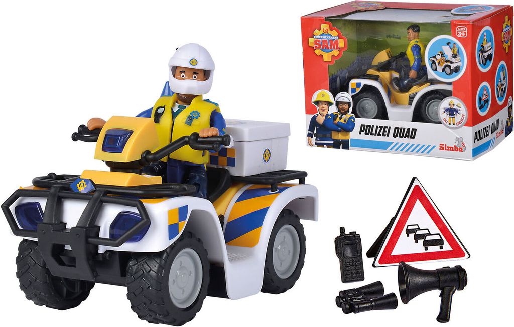 Sam Polizei Quad mit Figur Produktbild 4