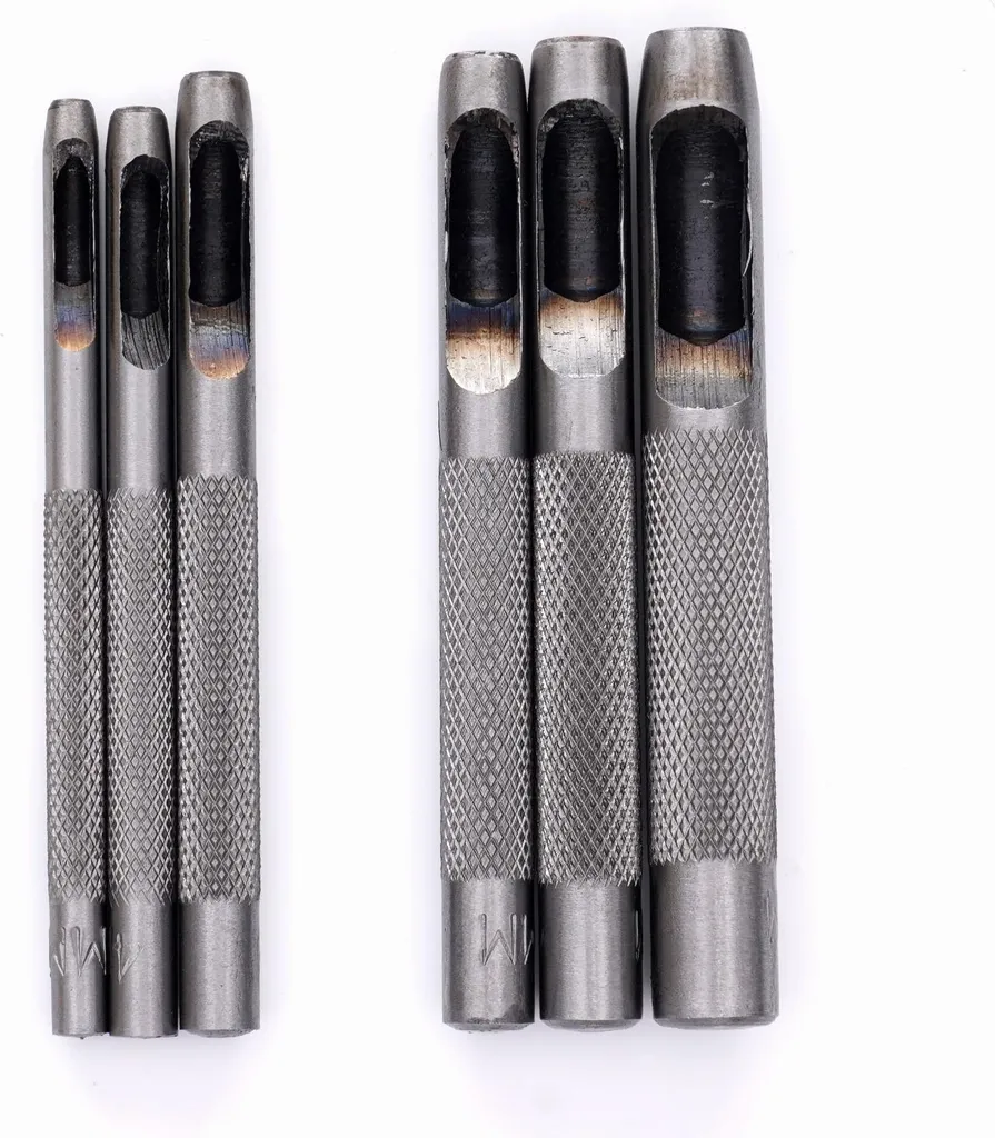 Kraft&Dele KD11201 set di punzoni per fori 3-8 mm 5 pz - 1