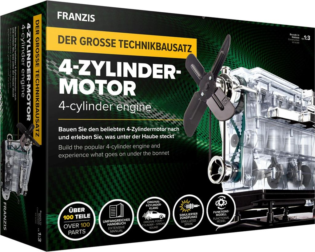 Franzis Verlag FRA 4-Zylinder-Motor| 504227 Produktbild 