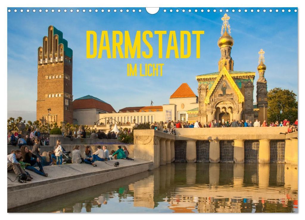 Darmstadt im Licht (Wandkalender 2027 DIN A3 quer), CALVENDO Monatskalender