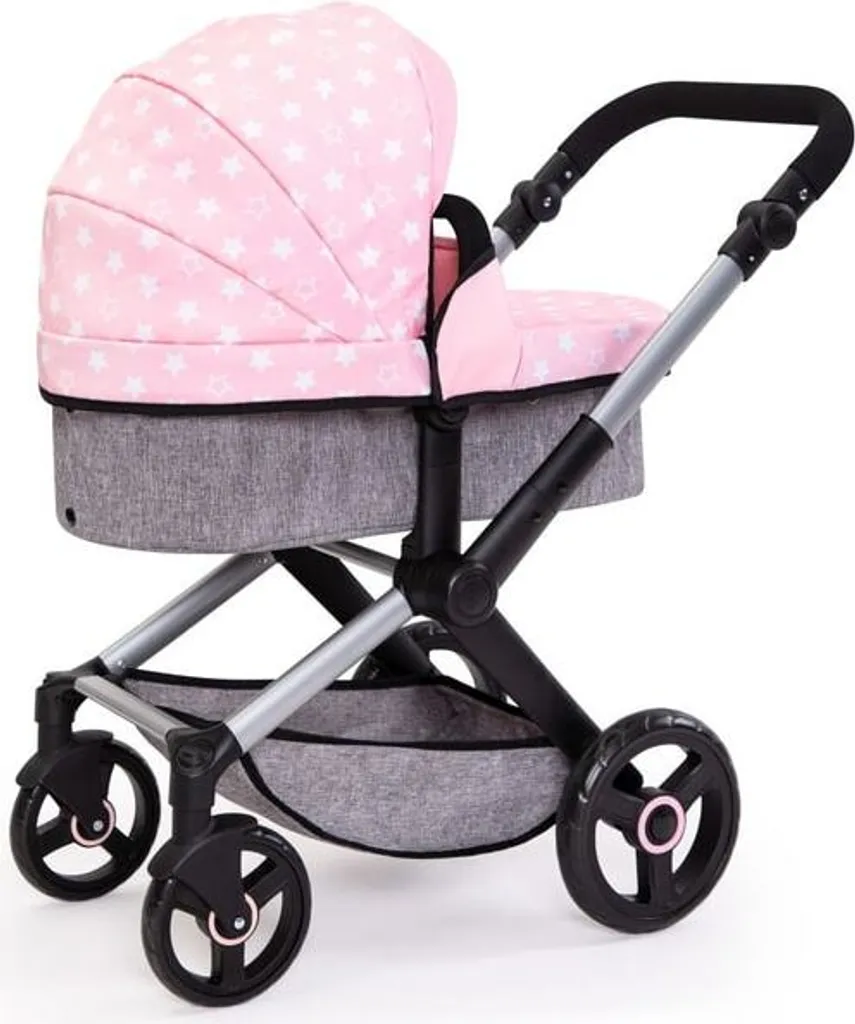 Poussette de poupée Xeo avec guidon réglable - Modèle combiné pliable - 6