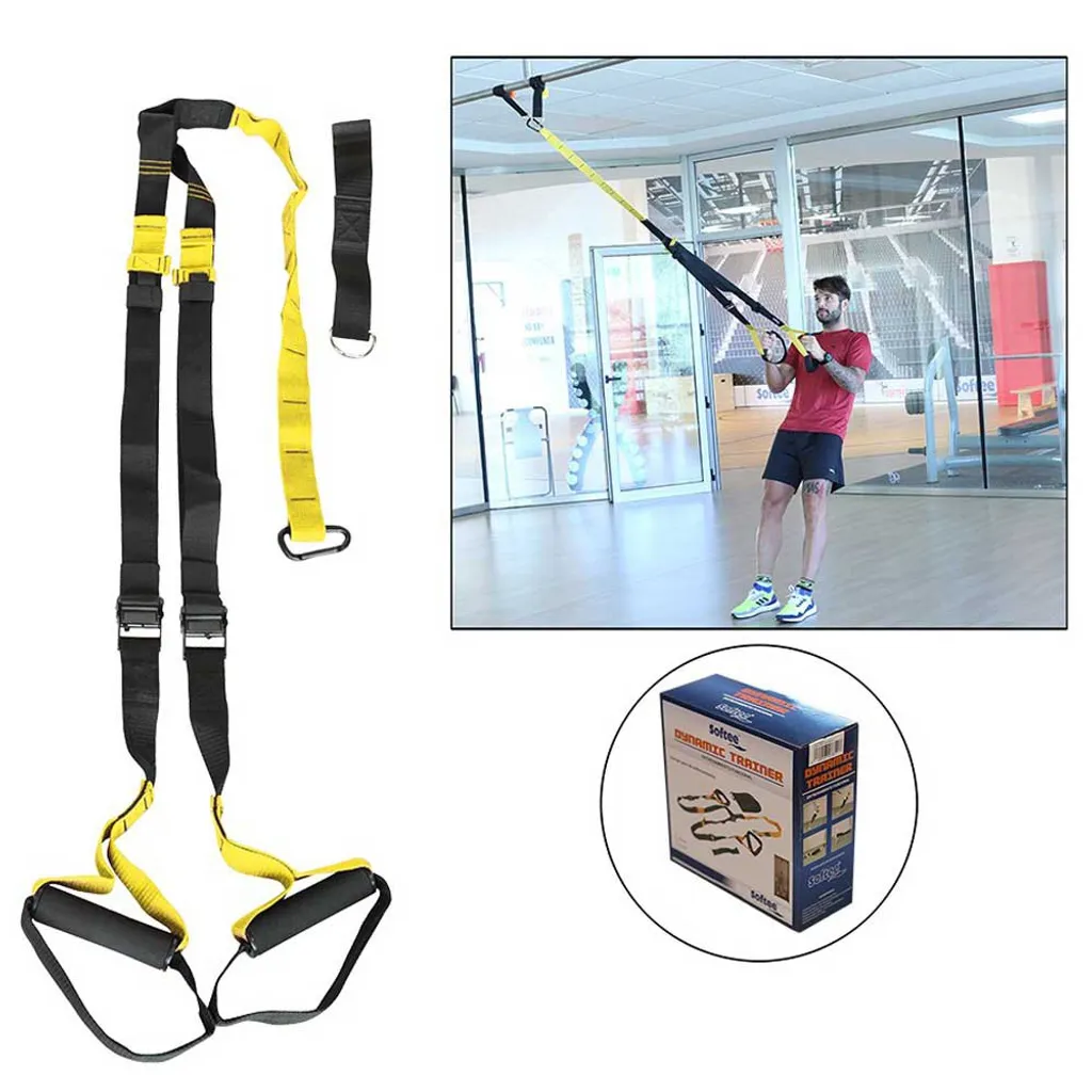Baskets Dynamic Trainer Softee Jaune avec Semelle Amortissante et Légère