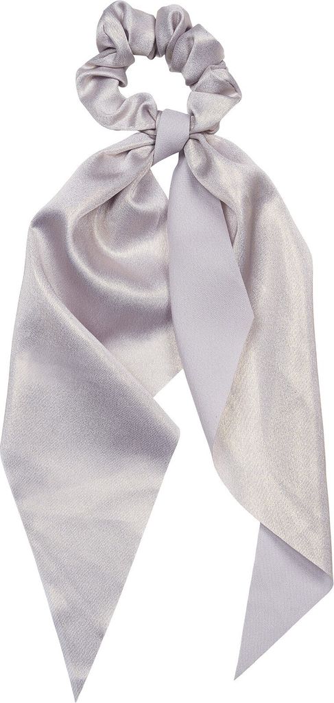 styleBREAKER Damen Haargummi einfarbig mit Schleife im Retro Style, elastisch, Scrunchie, Zopfgummi, Haarband 04027042