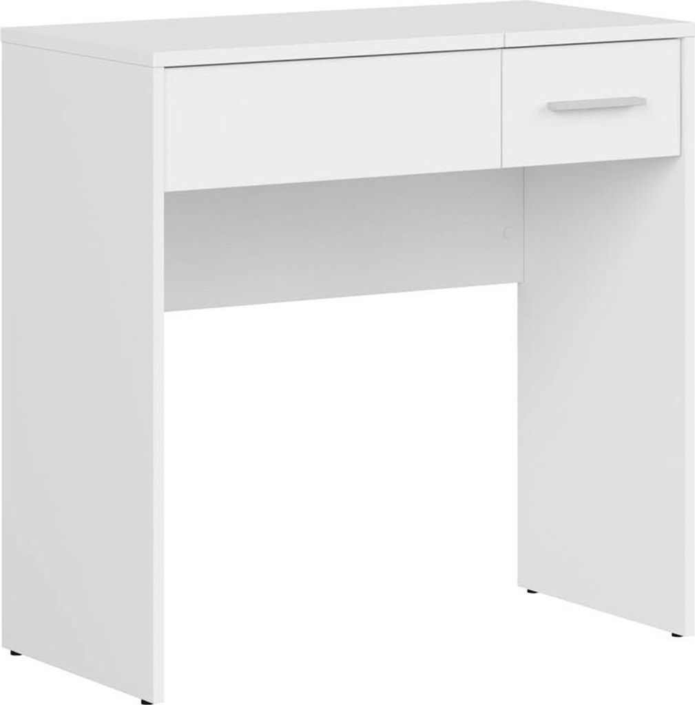 BLACK RED WHITE Schminktisch Nepo Plus | Kosmetiktisch Frisiertisch | 80 x 40 x 79,5 cm | Weiß