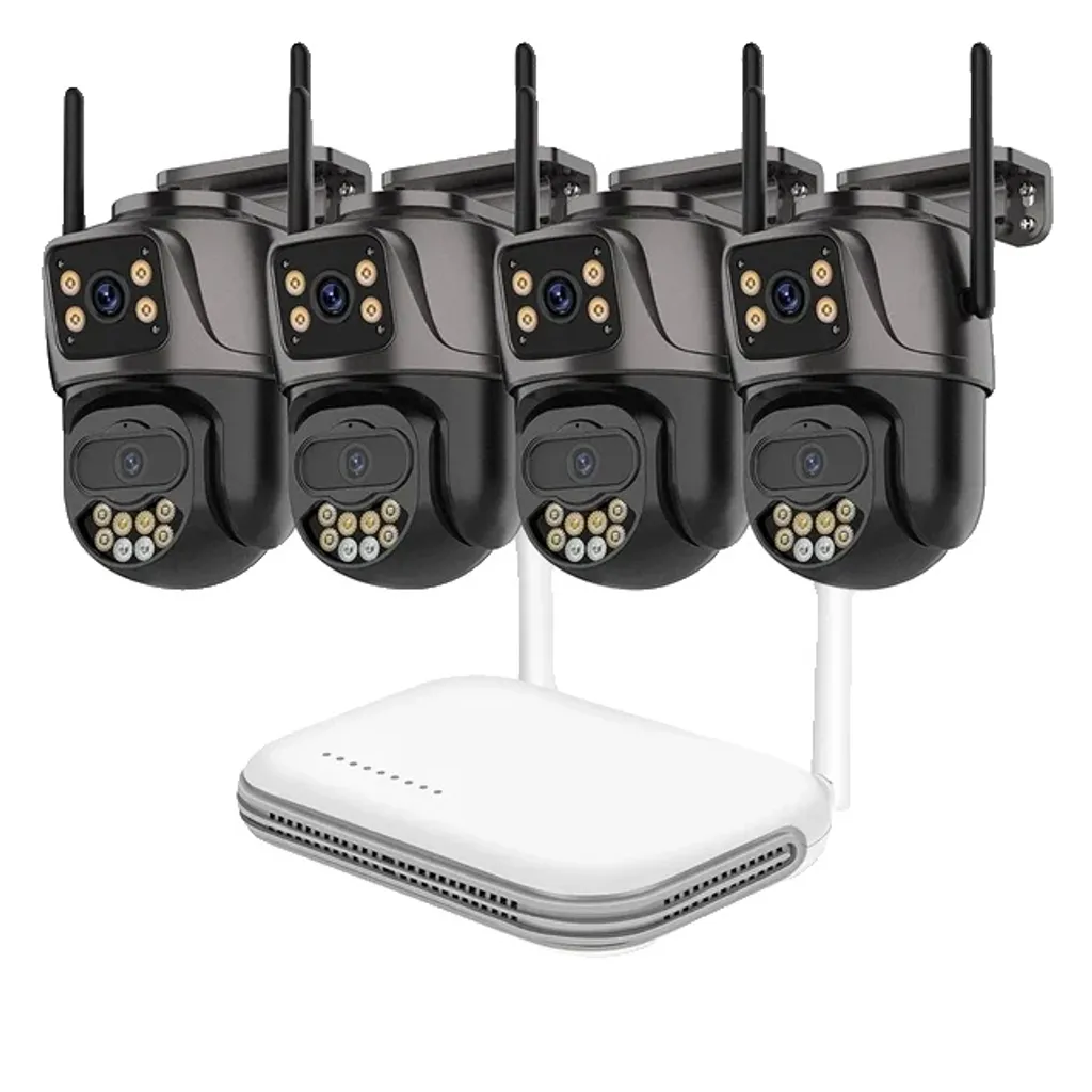 Surveillez votre maison avec ce système CCTV Wi-Fi PTZ 4 caméras et NVR 1 To