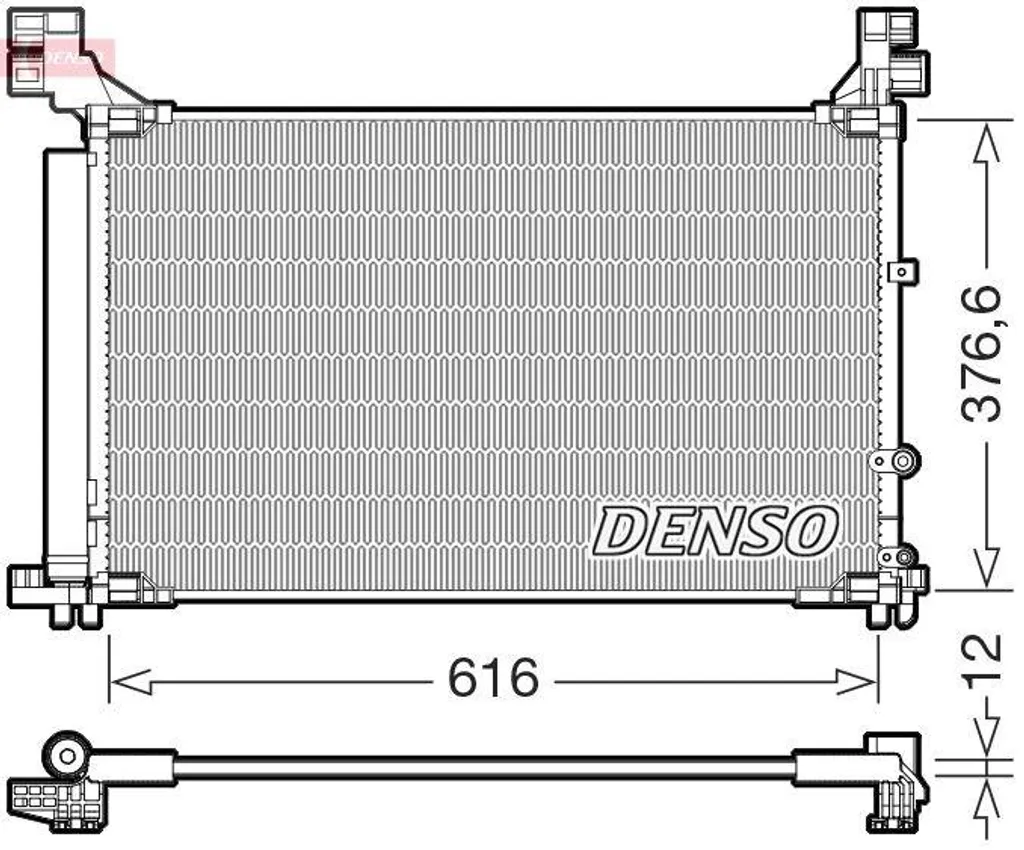 Radiateur de clim condensateur pour Lexus RC et GS essence et hybride
