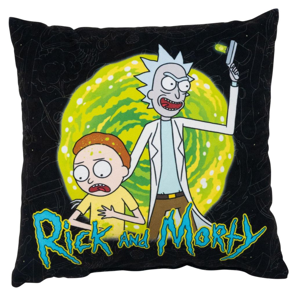 Rick and Morty Kissen - Dekokissen Sitzkissen Zierkissen Produktbild 