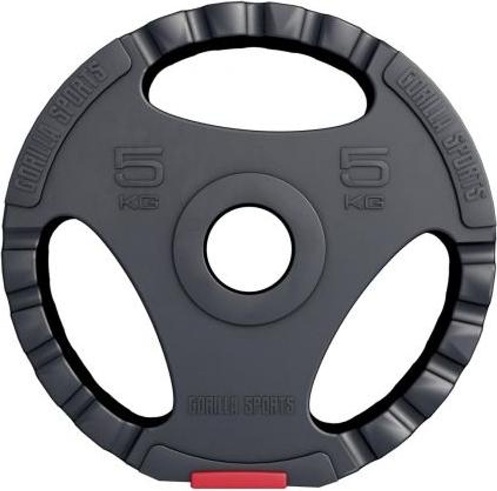 Gorilla Sports Činkový kotúč Olympia, plast, 5 kg Obrázok produktu 