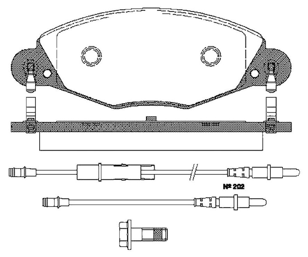 Bremsbelagsatz Scheiben 17,8 mm TRISCAN IAM-Expertise für u.a. CITROËN C5