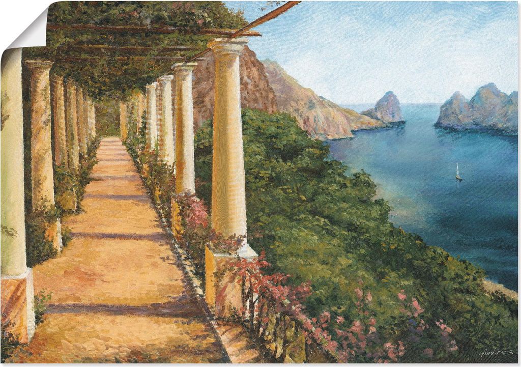 ARTland Poster Arkaden Größe: 70x50 cm