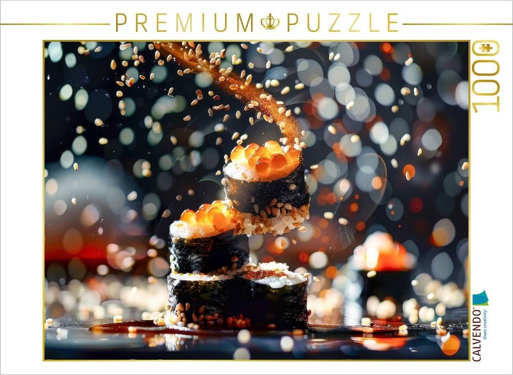 CALVENDO Puzzle Sushi | 1000 Teile Lege-Größe 64x48cm Produktbild 